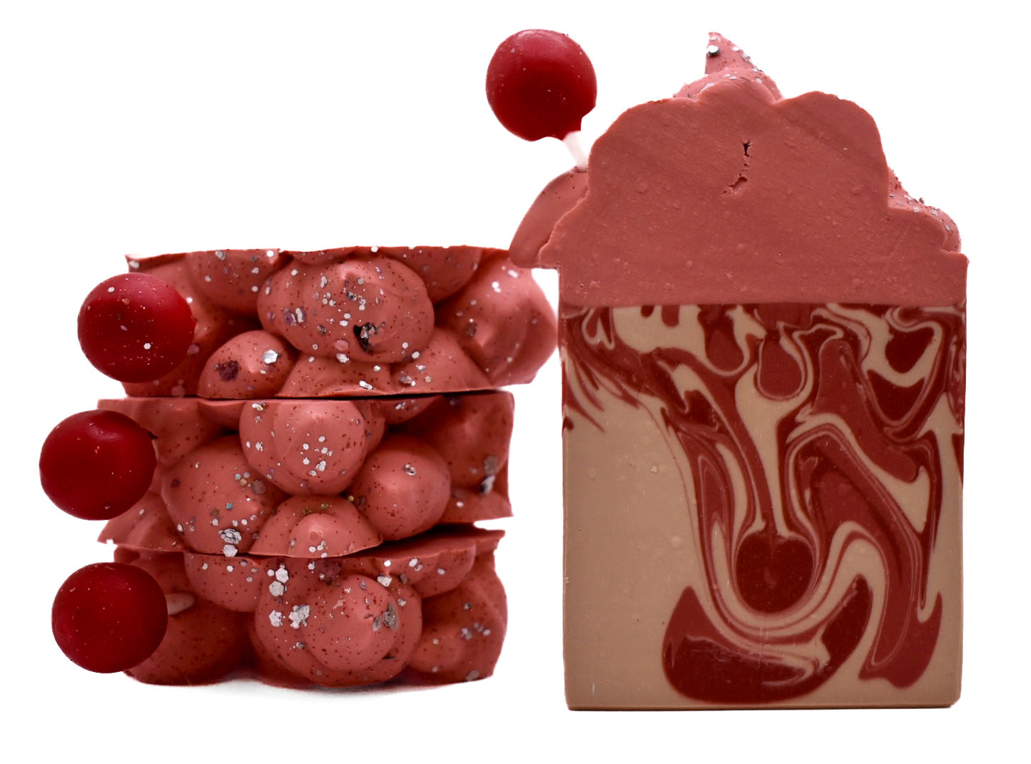 Cherry Lollipop Frosted Soap