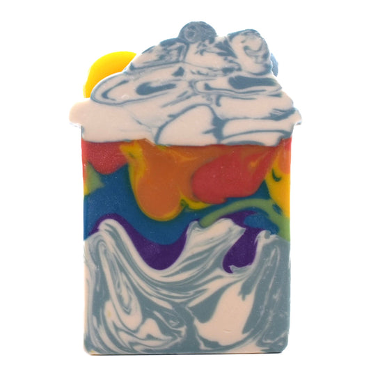 Sun, Clouds & Rainbows Frosted Soap