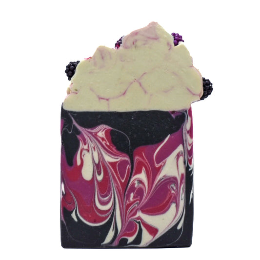 Black Raspberry Vanilla Frosted Soap