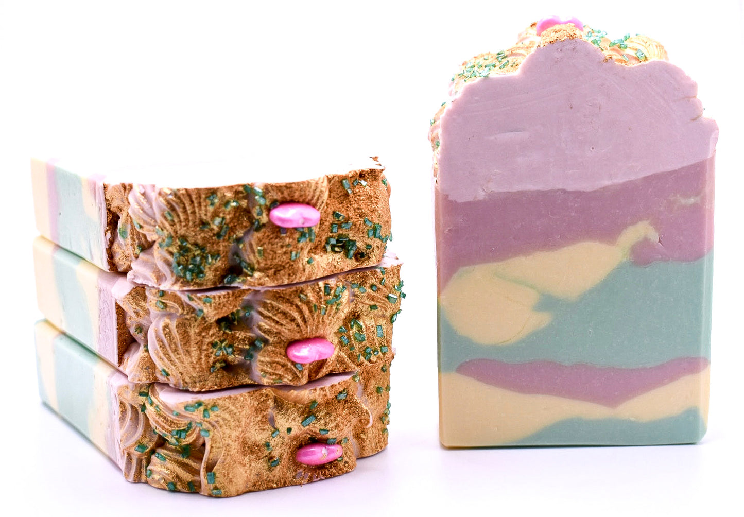 Sweet Pea Frosted Soap