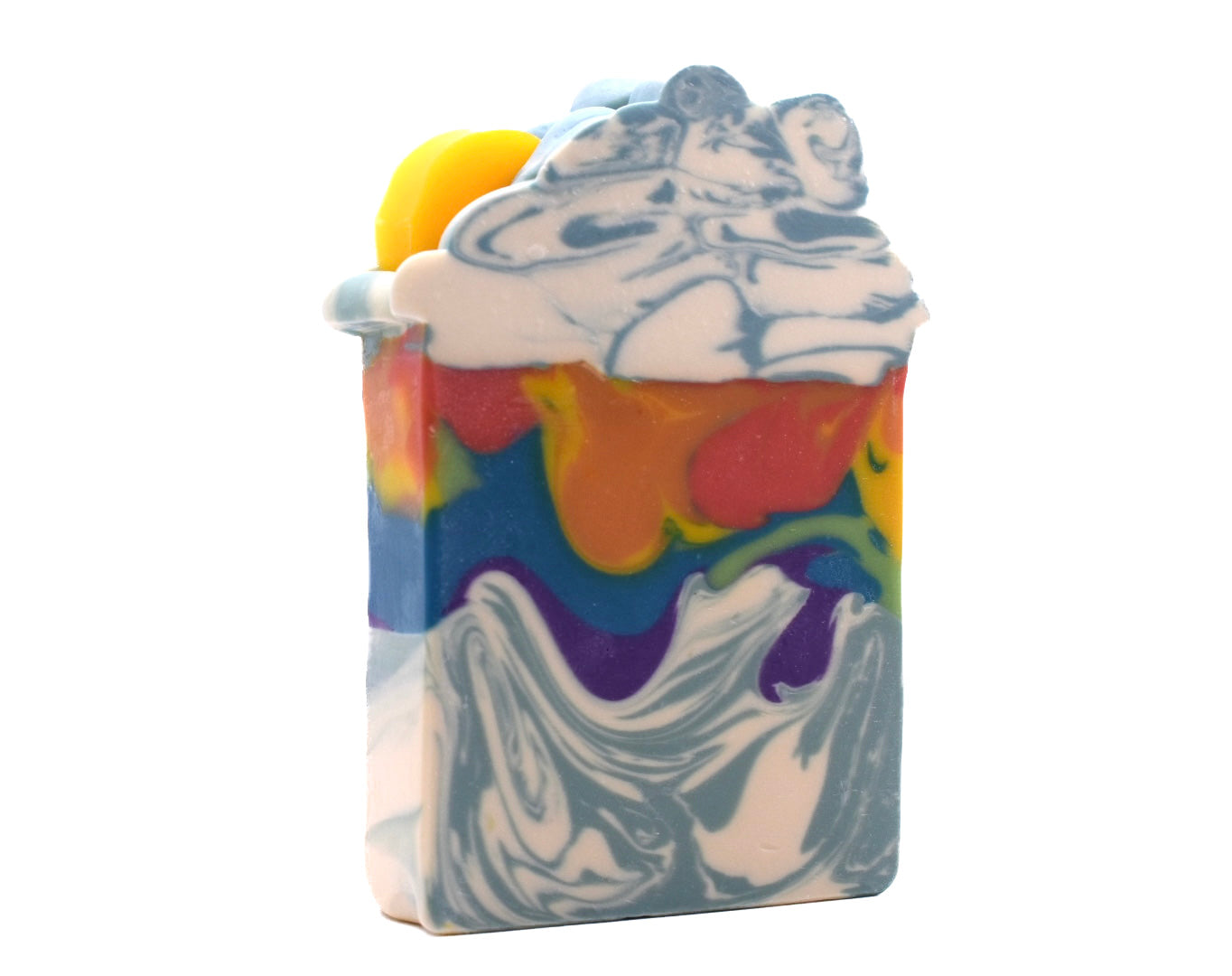 Sun, Clouds & Rainbows Frosted Soap
